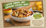 Cajun Shrimp and Sausage Potato Bake