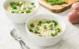 Creamy Potato Broccoli and Kale Soup