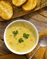 Herbed Vegan Potato Soup 