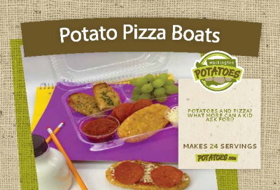 Potato Pizza Boats