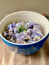 Savory Purple Potato Salad Recipe