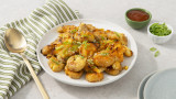 Sweet and Spicy Smashed Potatoes