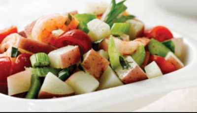 Tarragon Potato Salad with Shrimp