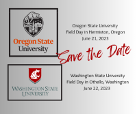 SAVE THE DATES:  OSU AND WSU POTATO FIELD DAYS, JUNE 21ST AND 22ND 