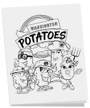 Potato Pals Coloring Pages