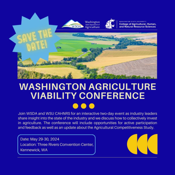 *REGISTER NOW* FOR THE WASHINGTON STATE AGRICULTURE VIABILITY CONFERENCE